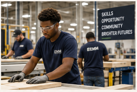 Representative EMM Workforce Academy manufacturing training concept
