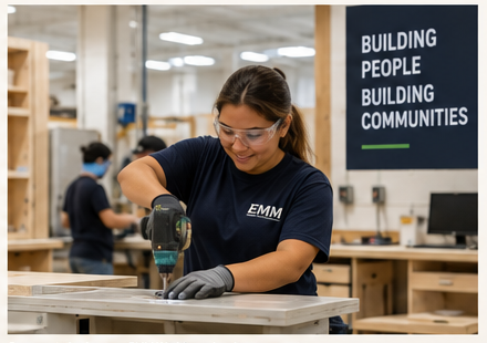 Representative EMM Workforce Academy skilled-trades training concept